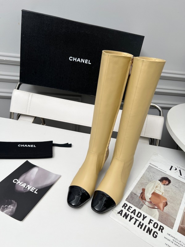 Chanel 2025/SS Double C High Heel Fashion Boots - LY00370/LY00400