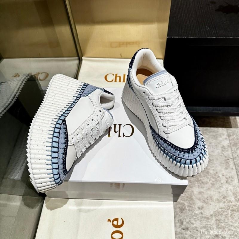 Chloe Hand-Stitched Mark Line Casual Shoes - LY00350