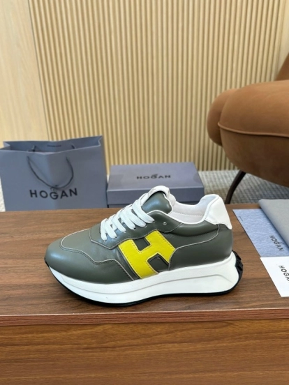 Hogan H-STRIPES Series Chunky Platform Dad Shoes Casual Sneakers - AS00350