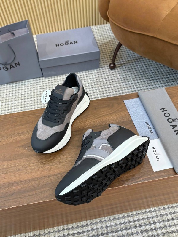 Hogan H-STRIPES Series Couple High Platform Chunky Dad Sneakers - AS00350