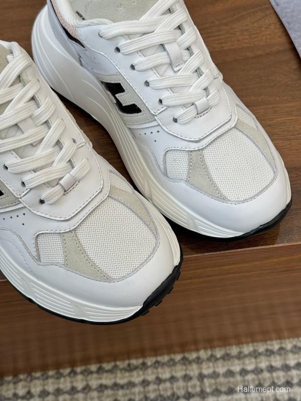 Hogan H-STRIPES Series Couple Thick Sole Dad Shoes Casual Sneakers - LY00370/LY00380