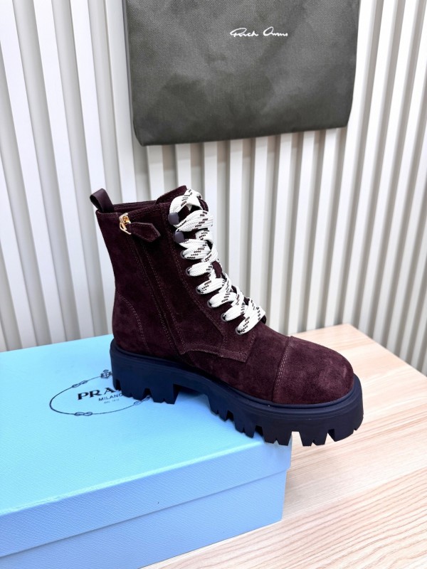 Prada 2025 SS Platform Martin Boots - LY0350