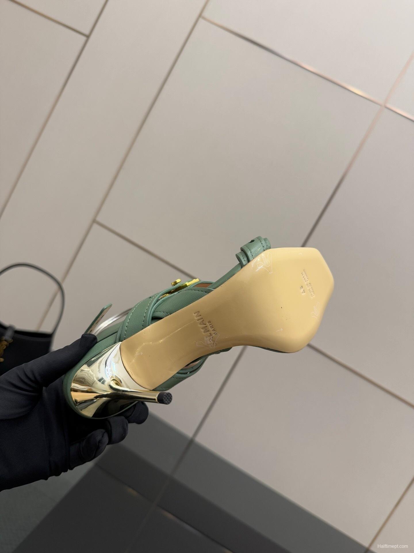 Balmain 2025/SS Metal Heel High Heel Sandals - KFY00320