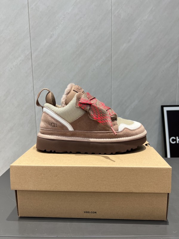 UGG Platform Loafers Series Round Toe Chunky Sole Casual Shoes - MJ00270