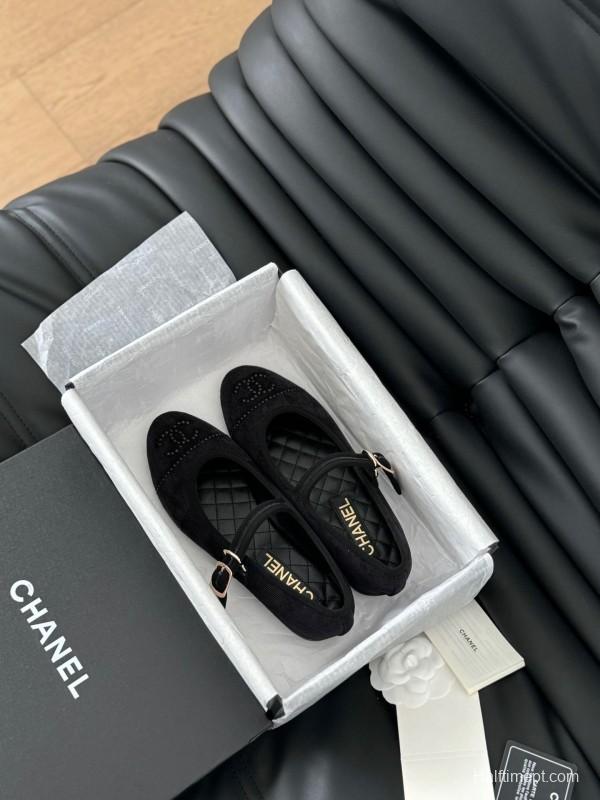 Chanel 2025 SS Runway Mary Jane Flats - LY00300