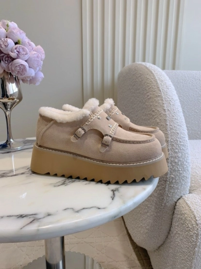 UGG 2025 SS Wool Warm Platform Casual Boots - AS00300