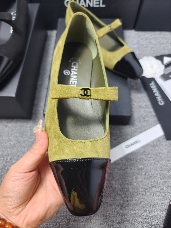 Chanel Classic Slingback Bow Flats - LY00290