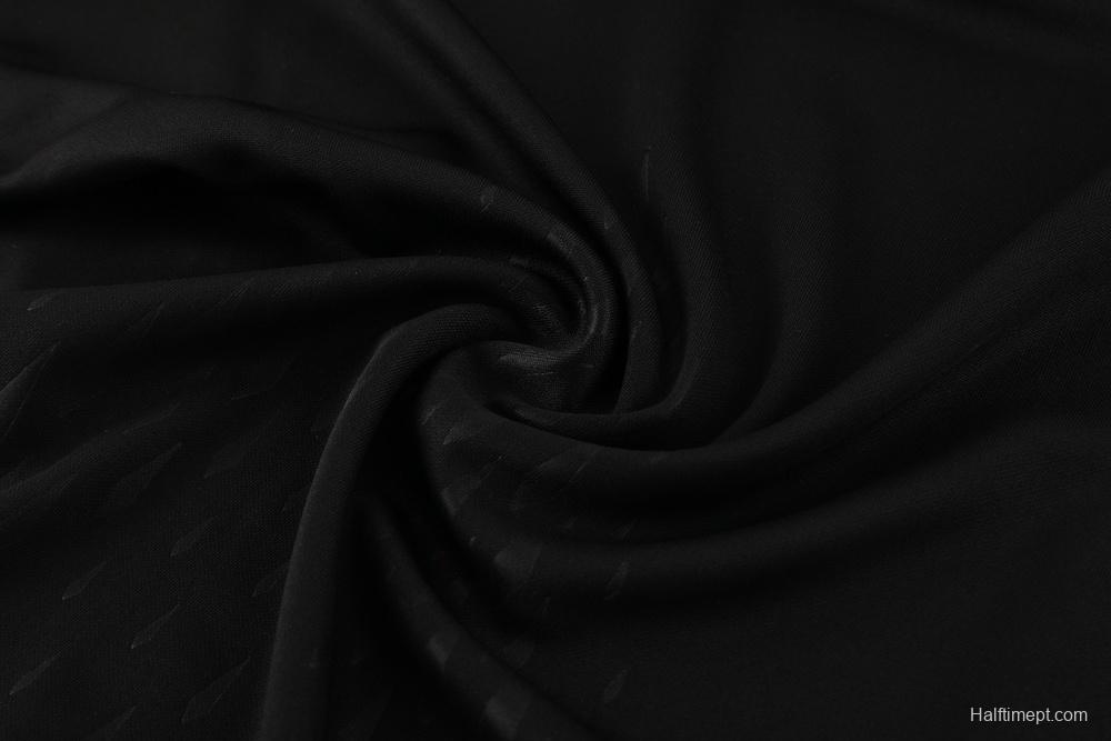 23/24 Turkey Black S-2XL Half Zipper Jacket+Long Pants