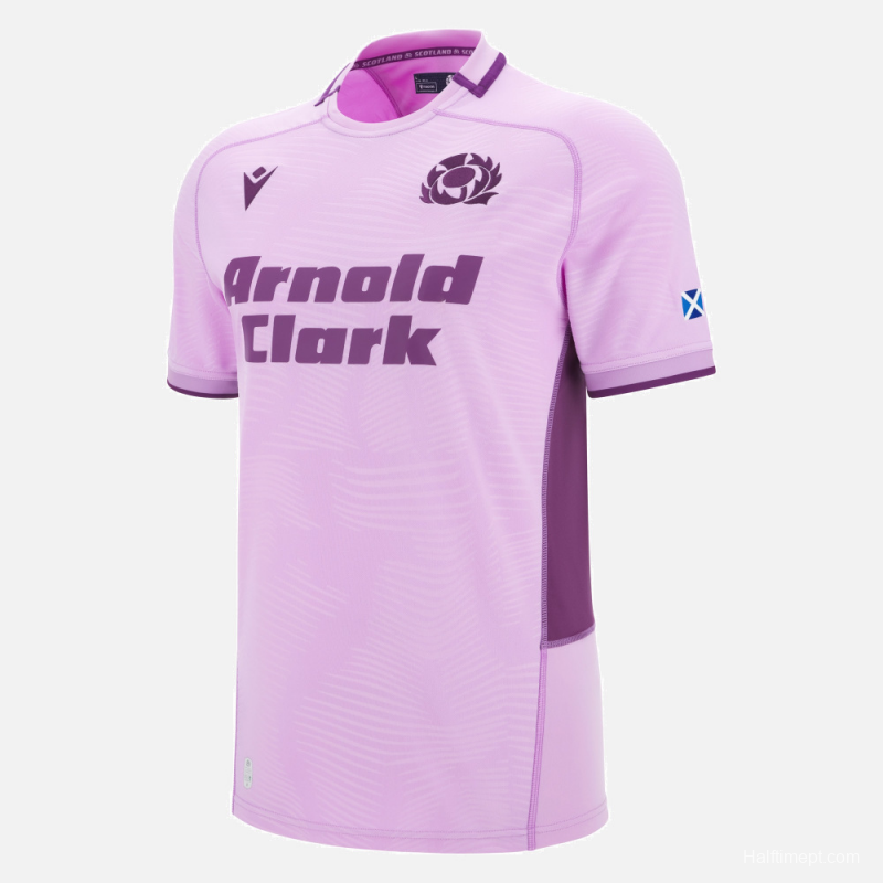 2026 Scotland Pink with Purple Trim Jersey