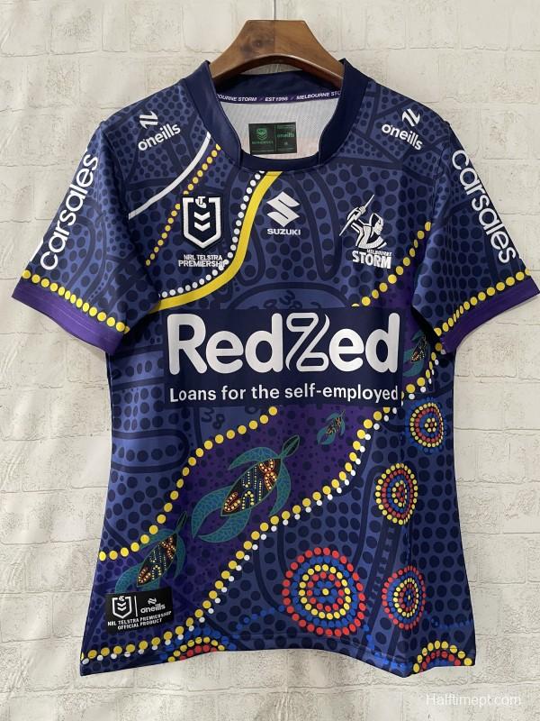 25/26 Melbourne Storm Navy with Indigenous Art Jersey
