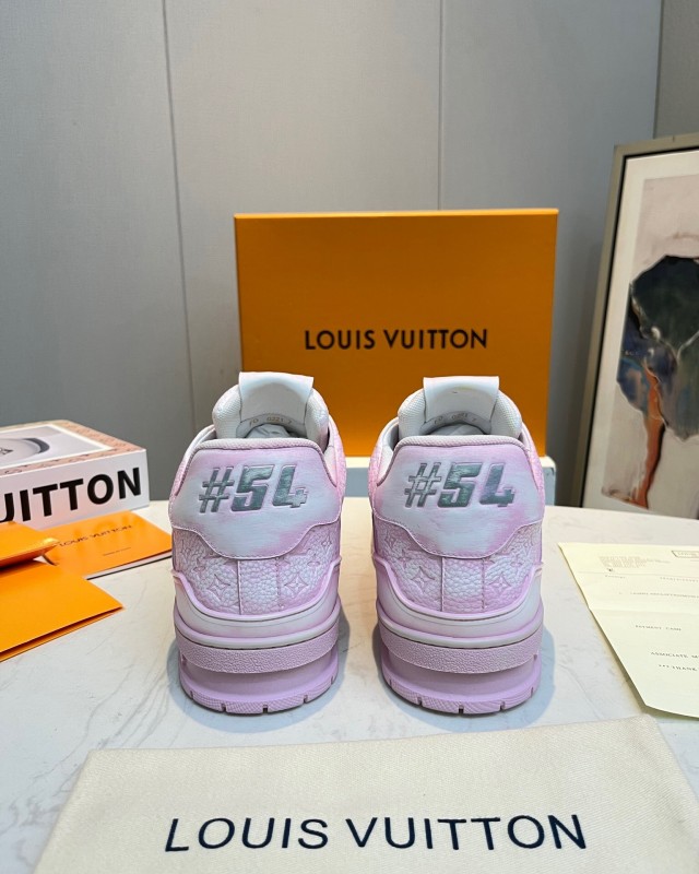 LV TRAINER Basketball Series Washed Sneakers - LY00430