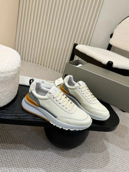 Brunello Cucinelli Casual Sneakers with Seasonal Colors and Leather Lining - KFY00320