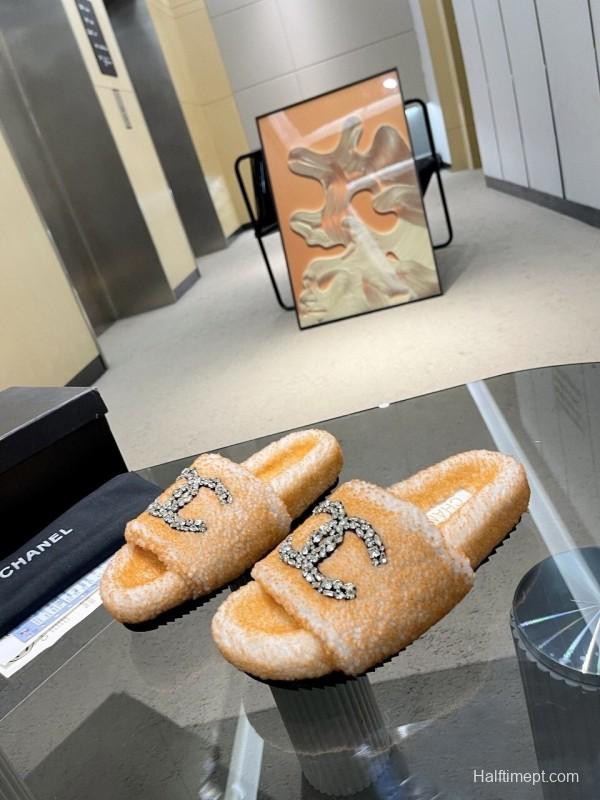Chanel 2025 SS New Wool Slippers Soft Wool - LY00280