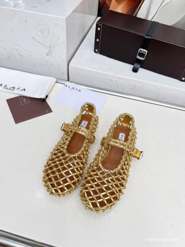 Alaia Handwoven Ballet Dance Shoes with Inner Height Increase - LY00280