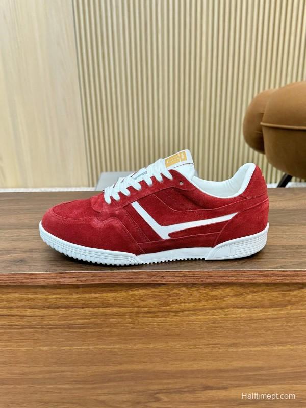 Tom Ford 2025 SS Casual Sneakers with Classic Color Blocking and Imported Leather Insole - AS00350