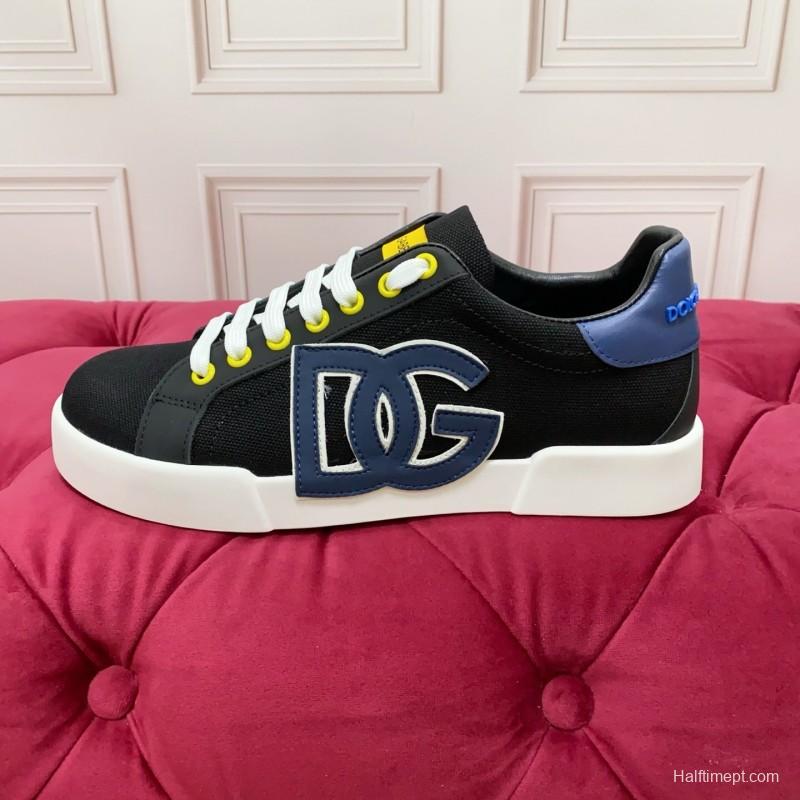 Dolce & Gabbana 2025 SS New Collection Luxury Embroidered Logo Sneakers - AS00300