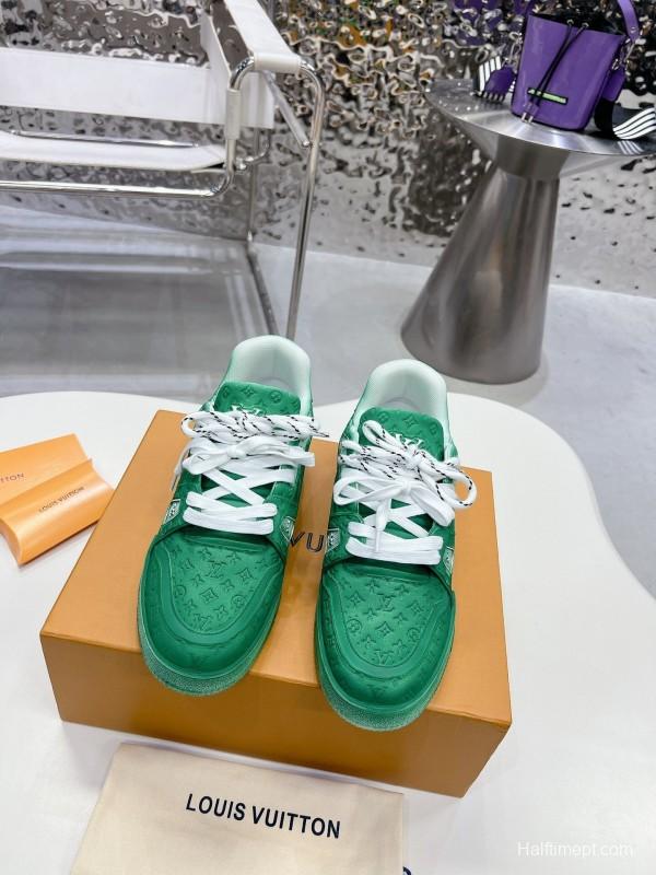 LV TRAINER Basketball Series Washed Sneakers - LY00430