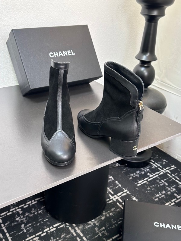 Chanel 2025 SS Short Boots Essential Fall Winter Fashion Item - LY00390