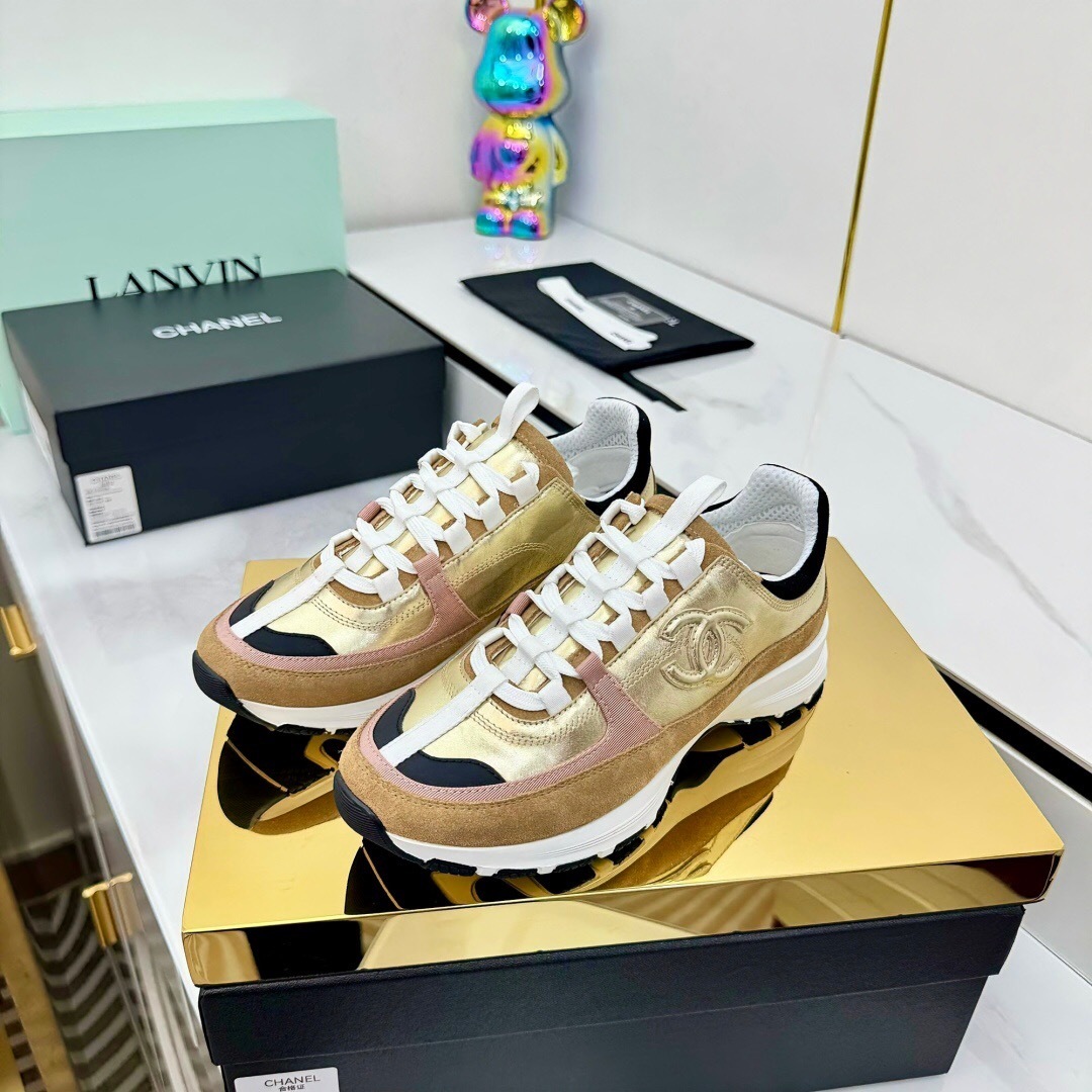 Chanel Spring/Summer 2025 Thick Sole Casual Sneakers - AS00310