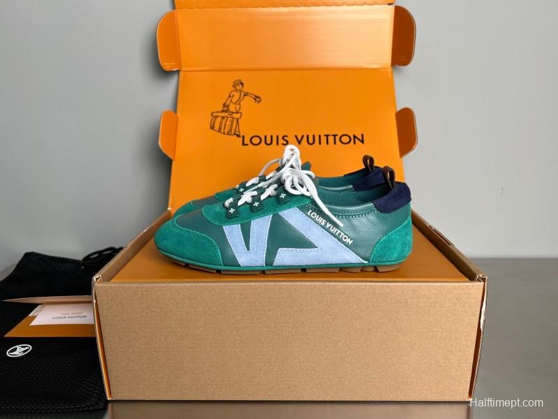 Lv Sneakerina 2025 SS Ballet Flat Low-Top Lace-Up Casual Shoes - YC