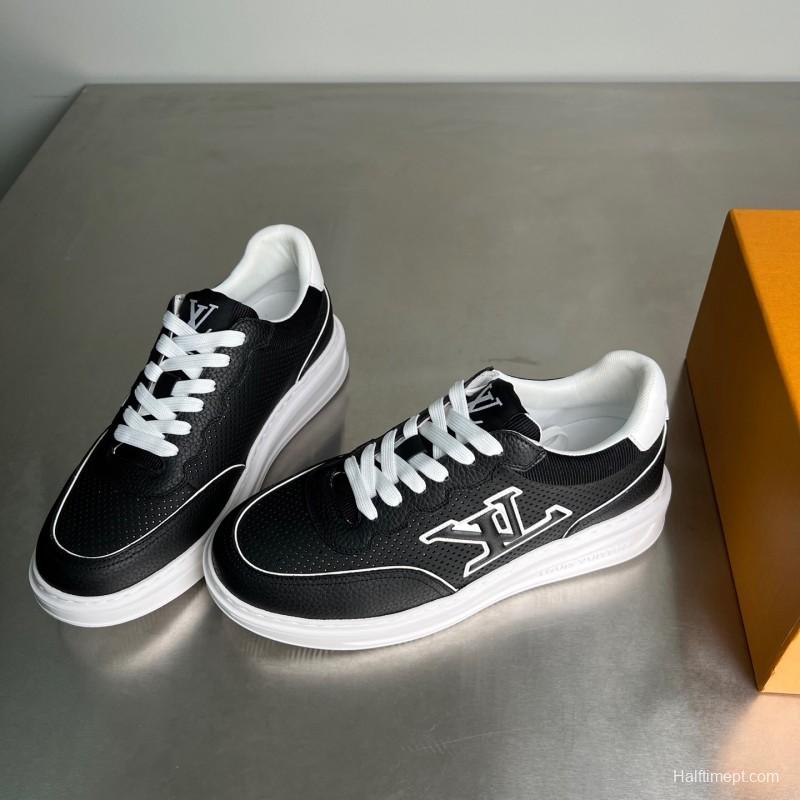 Lv Beverly Hills Low-Top Fashion Sneakers Men's Shoes - YC