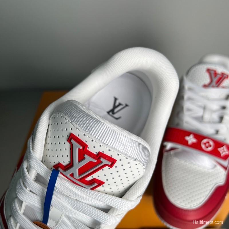 Lv 2025 Spring Summer Collection Premium Replica Signature Logo Sneakers - YC