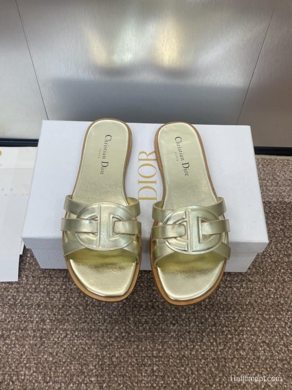 Dior D-Club Jelly Color Hollow Layered Cross-Strap Women Sandals - KFY00280