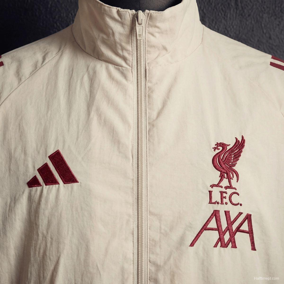 2026 Liverpool Beige Jacket Windbreaker