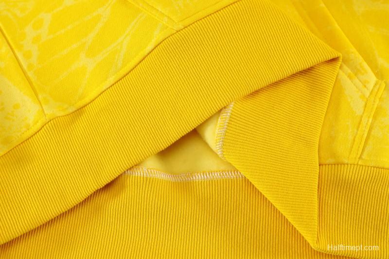 25/26 Colombia Yellow Embroidered Logo Hoodie