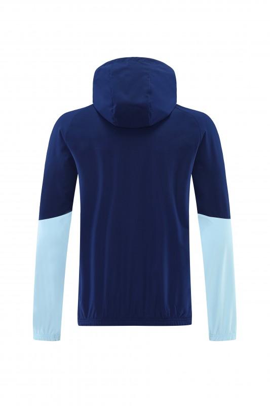 2026 Argentina Navy Blue Full Zipper Jacket + Long Pants