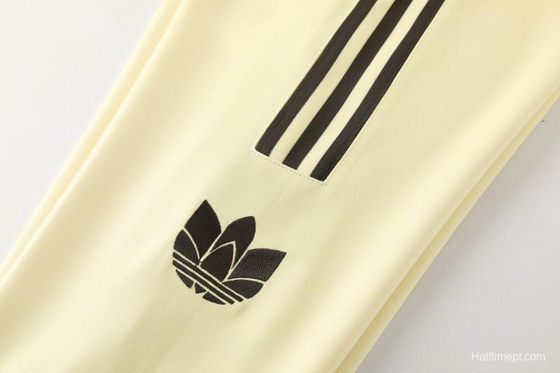 2026  Adidas Apricot Full Zipper Jacket + Long Pants