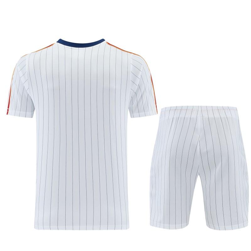 26/27 AS Roma White Short Sleeve+Soccer Shorts
