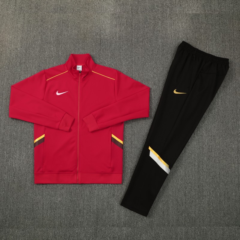 2026 Nike Red Full Zipper Jacket + Long Pants