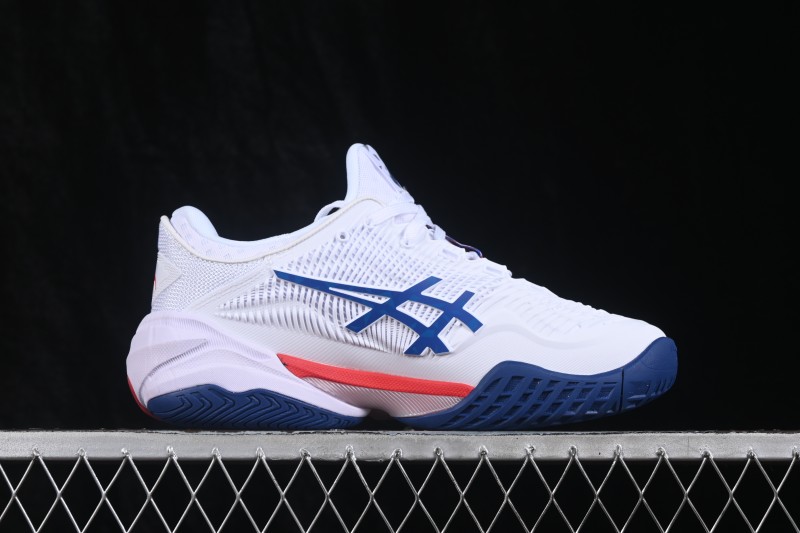 Asics Court FF 3 Retro Cushioned Running Shoes with Breathable Comfort - 1041A480-100
