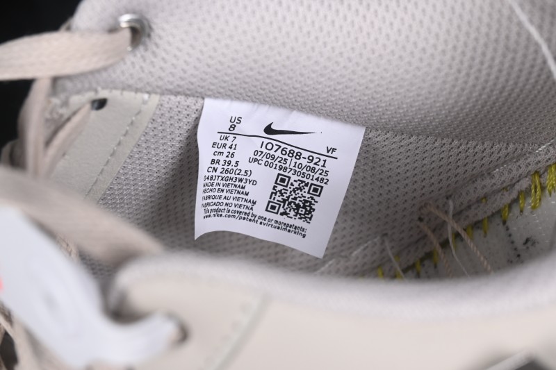 Nike Air Force 1 '07 Low Basketball Lifestyle Shoes with Full-Length Air Cushion - IO7688-921