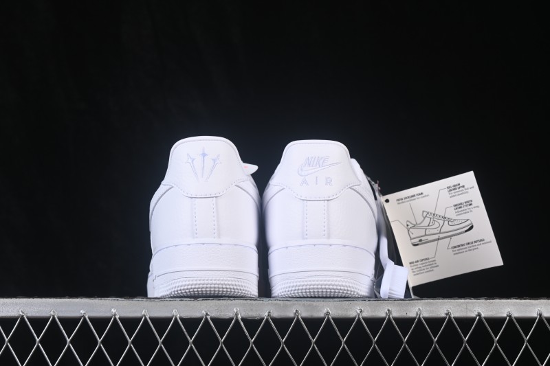 Nike Air Force 1 '07 Low Basketball Shoes with Full-Length Air Cushion - CZ8065-100