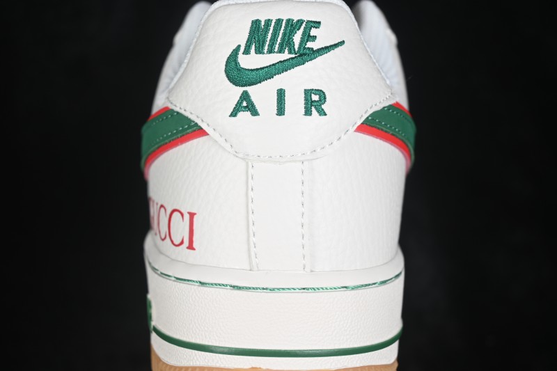 Nike Air Force 1 '07 Low x Collaboration Retro Basketball Sneakers with Full-Length Air Cushion - NH0601-600