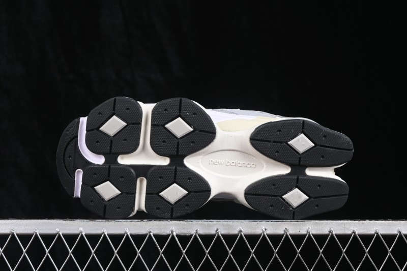 New Balance Retro Casual Running Sneakers with Suede and Mesh Upper and ABZORB Cushioning - U9060LBA