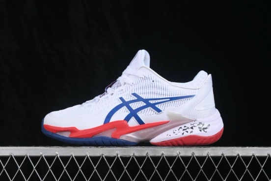 Asics Court FF 3 Retro Cushioned Running Shoes with Breathable Comfort - 1041A480-100