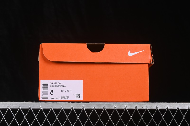 Nike Zoom Fly 6 Running Shoes with Flyknit Upper and Carbon Fiber Plate - FN8455-800