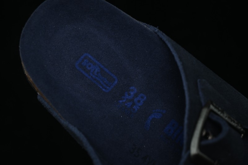 Birkenstock Sheepskin-Lined Suede Sandals with Cushioned Cork Midsole - 1009527