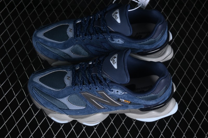 New Balance 9060 Retro Running Shoes with ABZORB Cushioning and Suede Overlays - U906023D