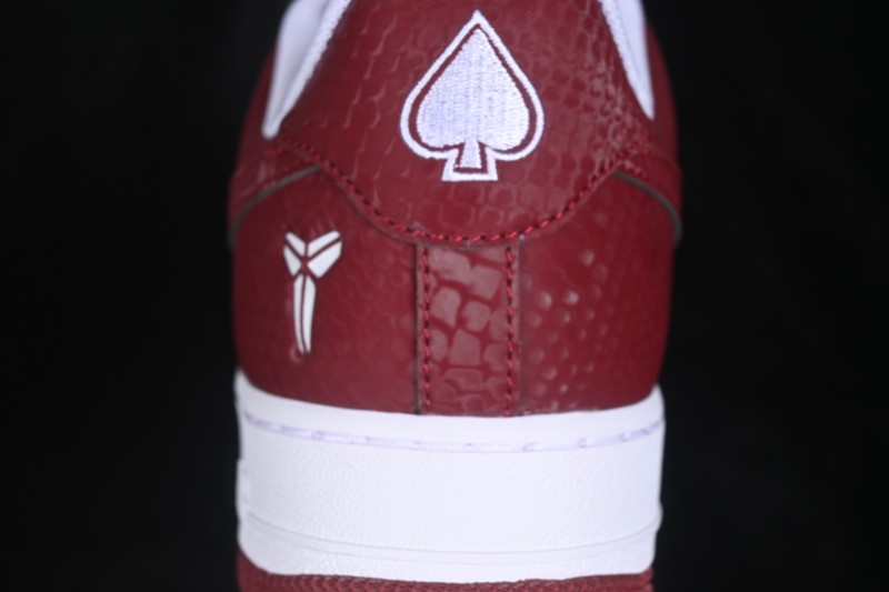 Nike Air Force 1 '07 Low Kobe Casual Sneakers with Full-Length Air Cushion - IB0018-600