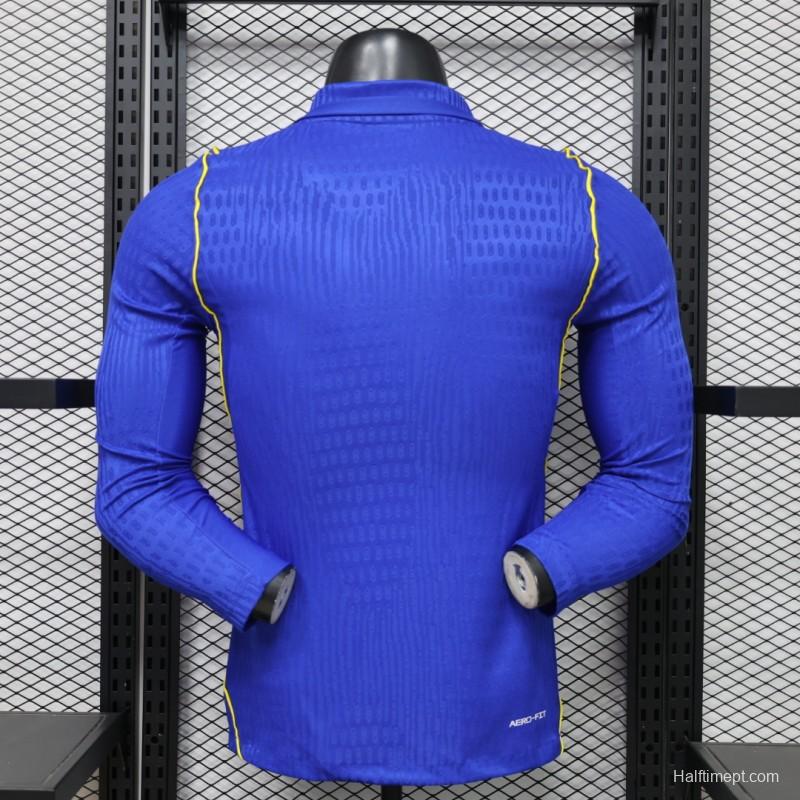 Player Version 26/27 Chelsea Home Polo Collar Long Sleeve Jersey