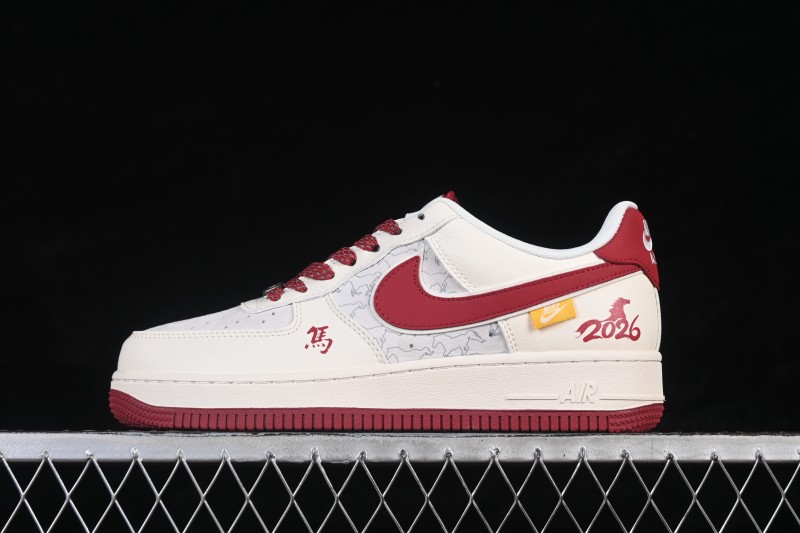 Nike Air Force 1 '07 Low Chinese Calligraphy Print Casual Sneakers - HT5088-619