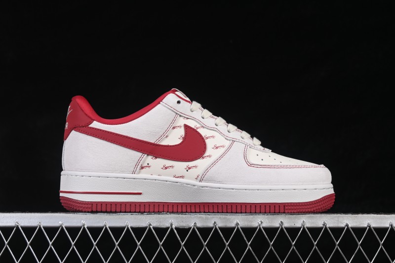 Nike Air Force 1 '07 Low Limited Year of the Horse Red White Color Blocking Casual Sneakers - JP2026-133