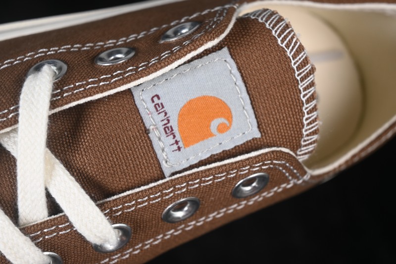 Carhartt Wip x Converse Chuck 70 High Unisex Canvas Sneaker with Classic Rubber Toe Cap - 165558C