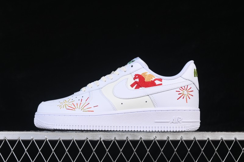 Nike Air Force 1 '07 Low Lunar New Year Embroidery Casual Skateboarding Shoes - IQ1133-111