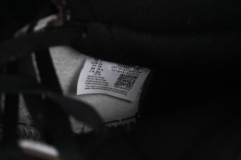 Nike Air Jordan 1 High OG Travis Scott Reverse Swoosh Limited Edition Basketball Shoes - CD4487-100