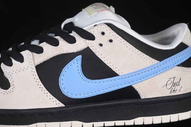 Nike SB Dunk Low Skateboarding Shoes with Cushioned Collar - FZ5645-100